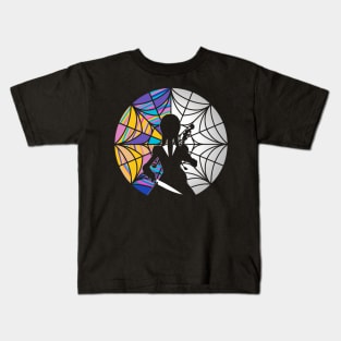 Stained Glass Wednesday Kids T-Shirt